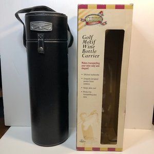 Golf Motif Wine Bottle Carrier